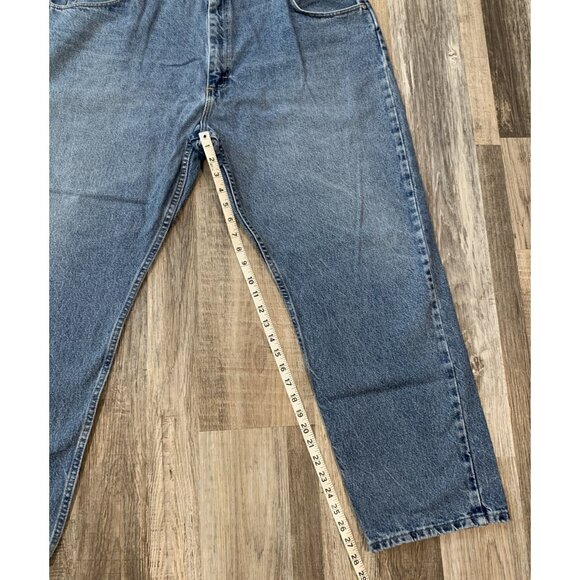 Wrangler Mens Premium Quality Authentic Jeans 42X30 100% Cotton Made In USA Vtg - Picture 10 of 12